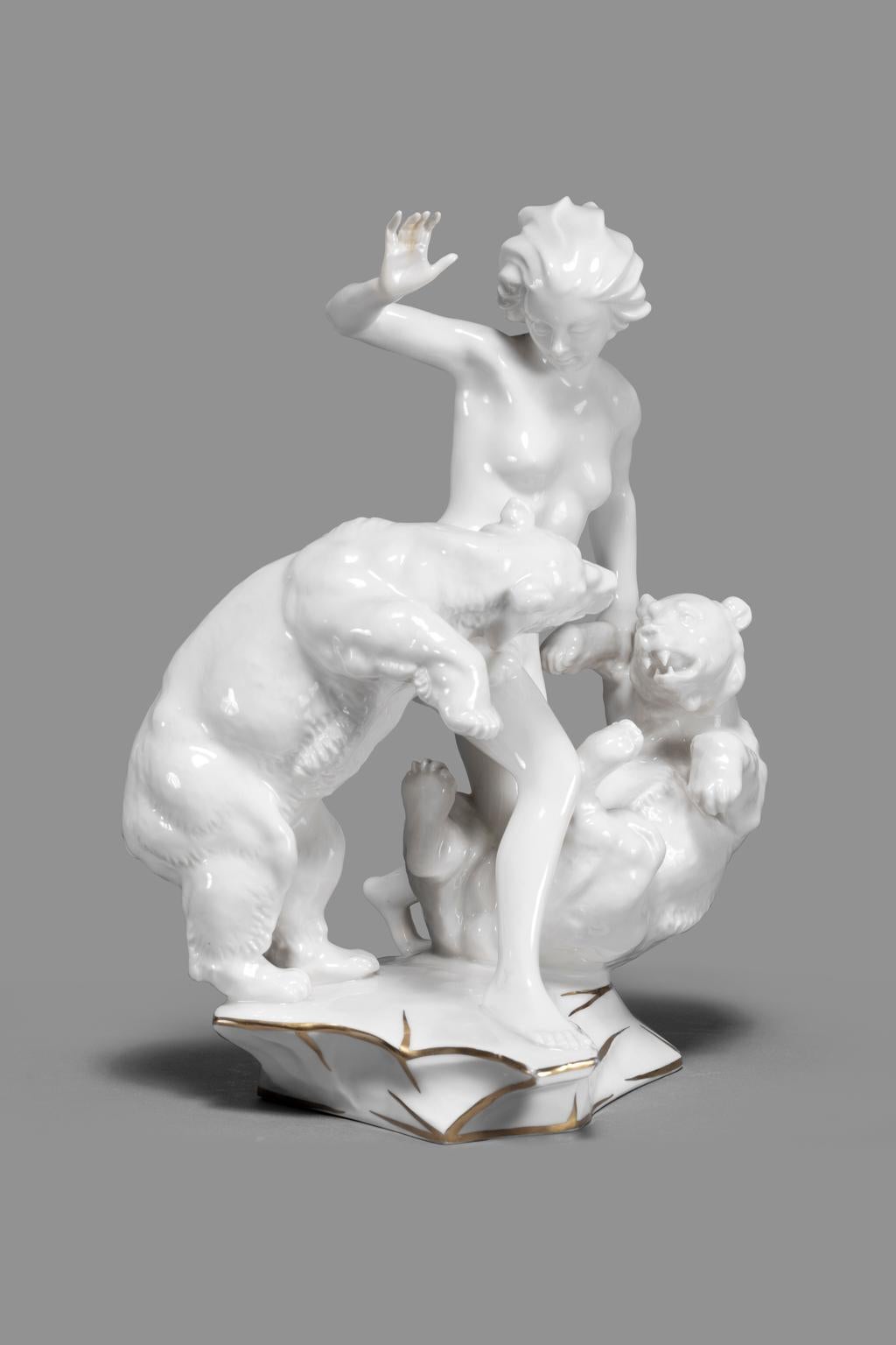 20th Century Hutschenreuther Porcelain Figurine   