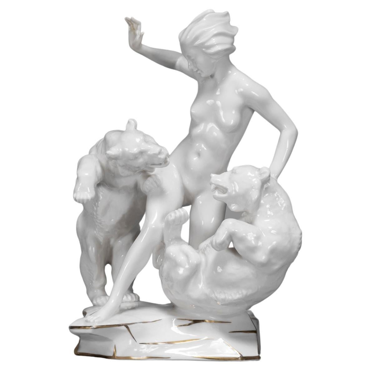 Hutschenreuther Porcelain Figurine   "JEALOUSLY"   Karl Tutter 1938