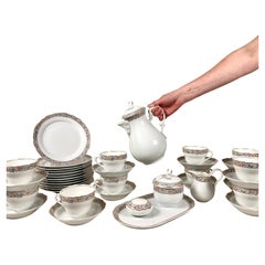 Hutschenreuther Porcelain Tea Set - Vintage German Craftsmanship