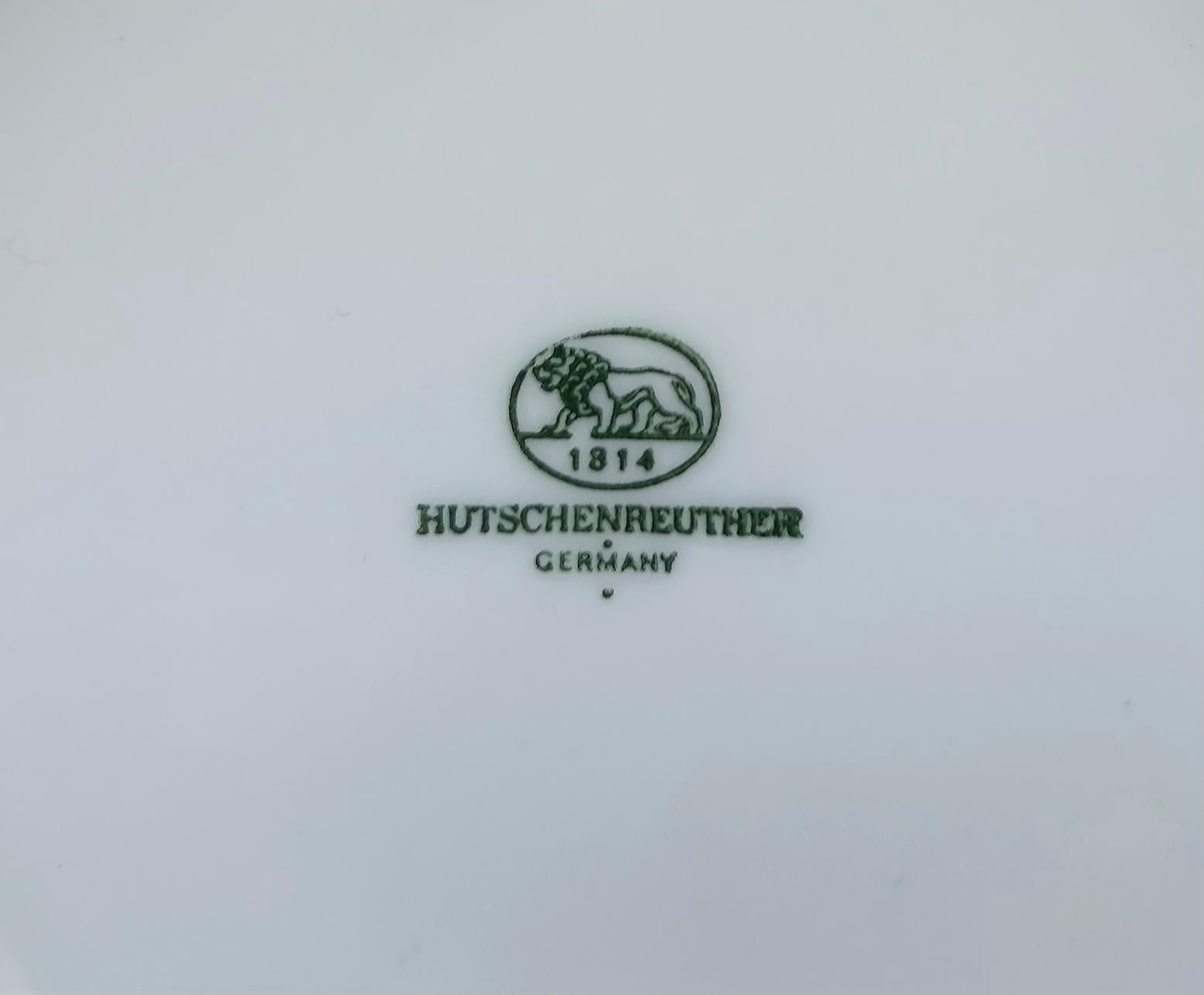 Hutschenreuther Tirschenreuth, Deutschland, Porzellan-Übertöpfe mit Blumendekoration im Angebot 2