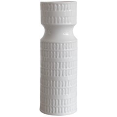 Hutschenreuther-Vase aus weißem Porzellan