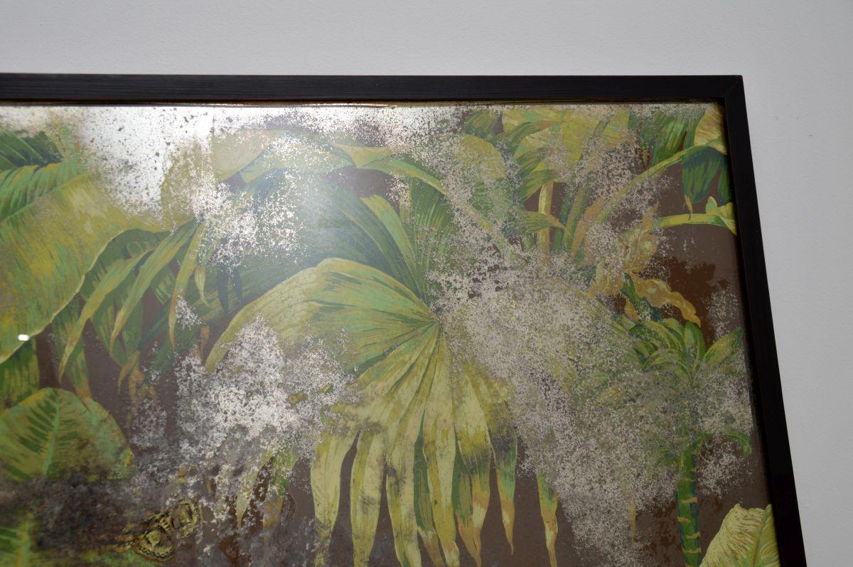Huw Griffith Pierre Frey Textile Mirror In Good Condition In London, GB