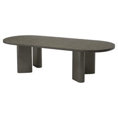 Huxley Concrete Charcoal Dining Table For 8 by Snoc