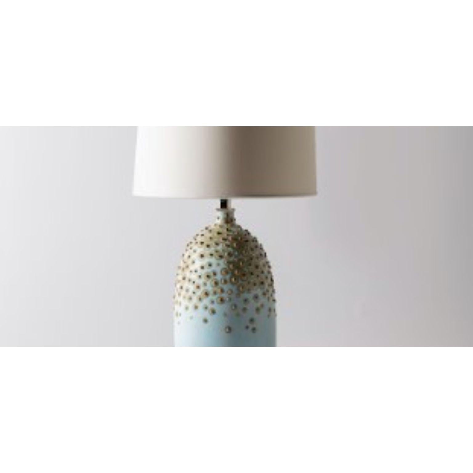 Post-Modern Huxley Lamp in Glacier by Elyse Graham For Sale