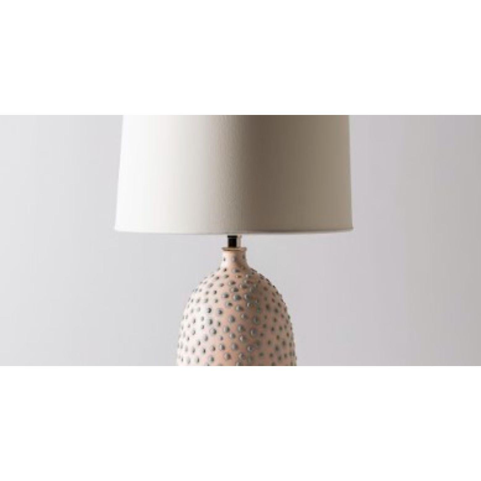 Post-Modern Huxley Lamp in Peach by Elyse Graham For Sale