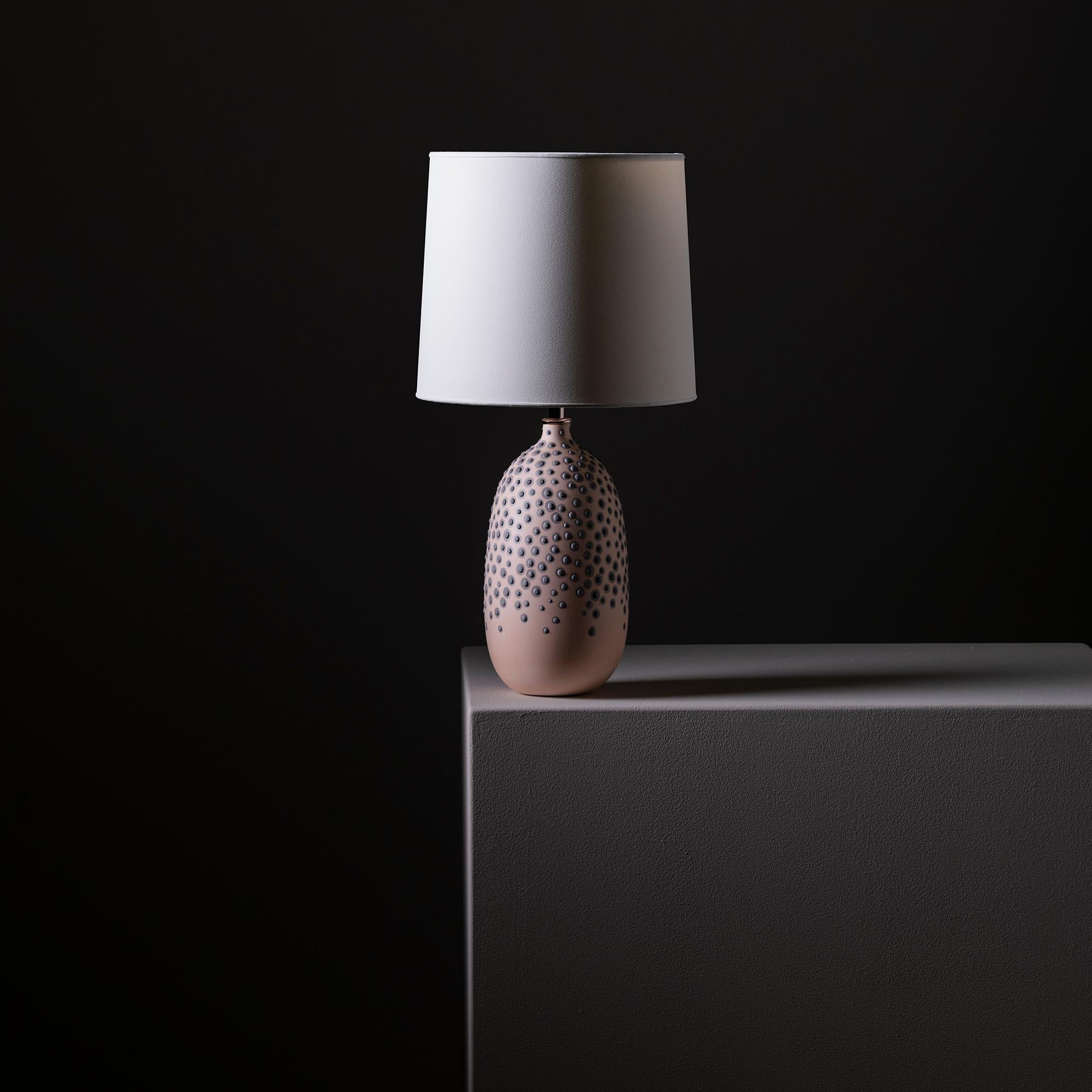 Post-Modern Huxley Lamp in Peach by Elyse Graham For Sale