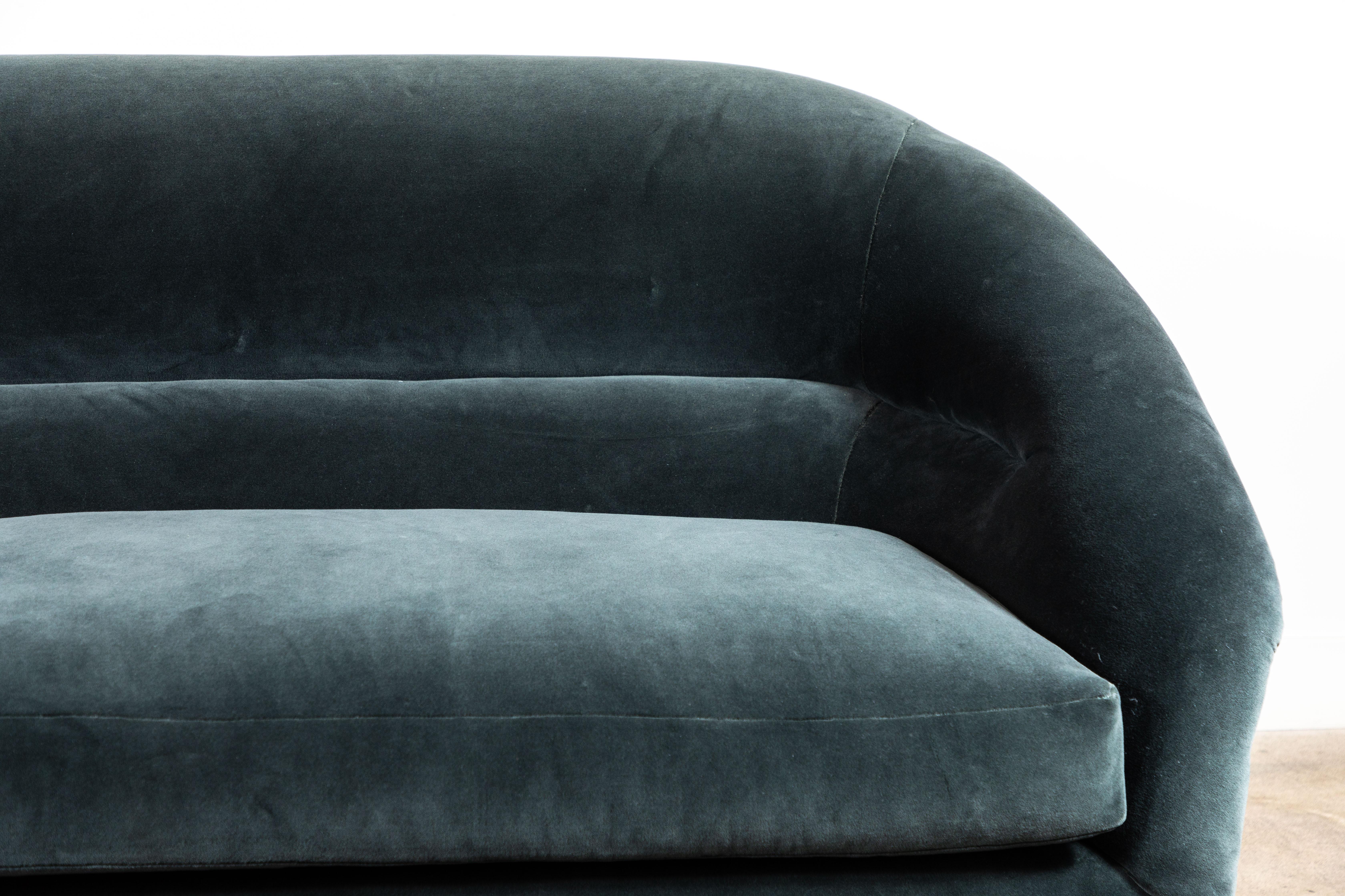 American Velvet Huxley Sofa by Lawson-Fenning