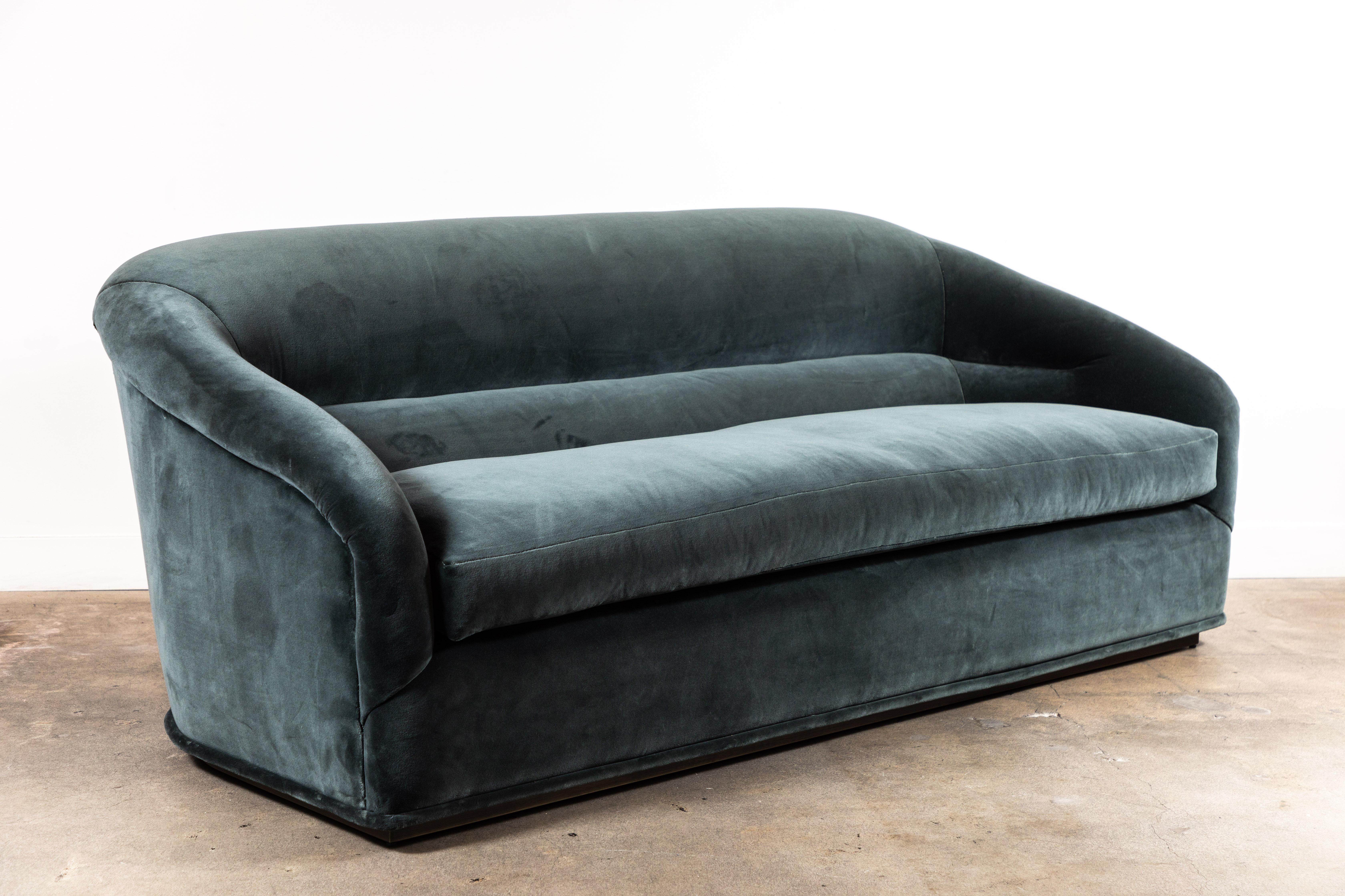 Contemporary Velvet Huxley Sofa by Lawson-Fenning