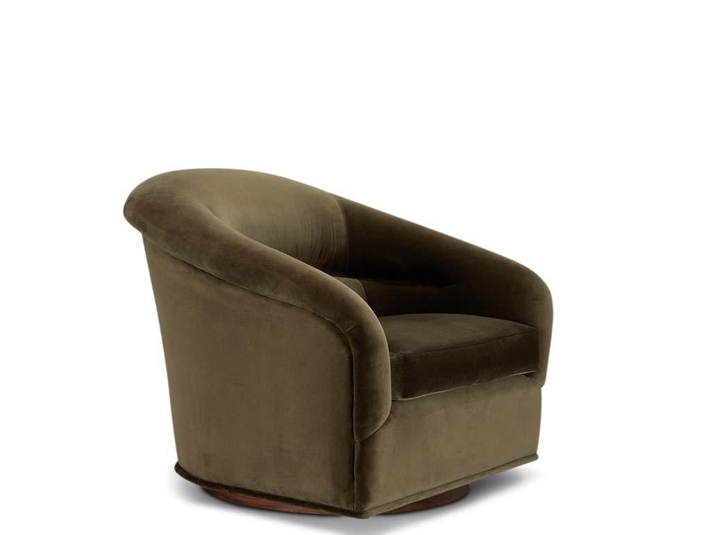 Américain Chaise pivotante Huxley de Lawson-Fenning en vente