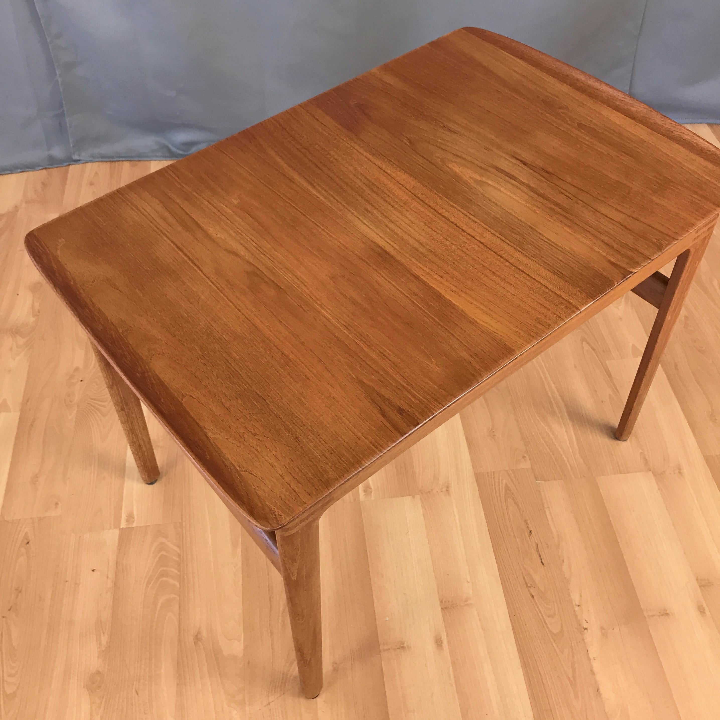 Hvidt and Mølgaard-Nelson for France & Søn Teak Side Table with Drawer 5