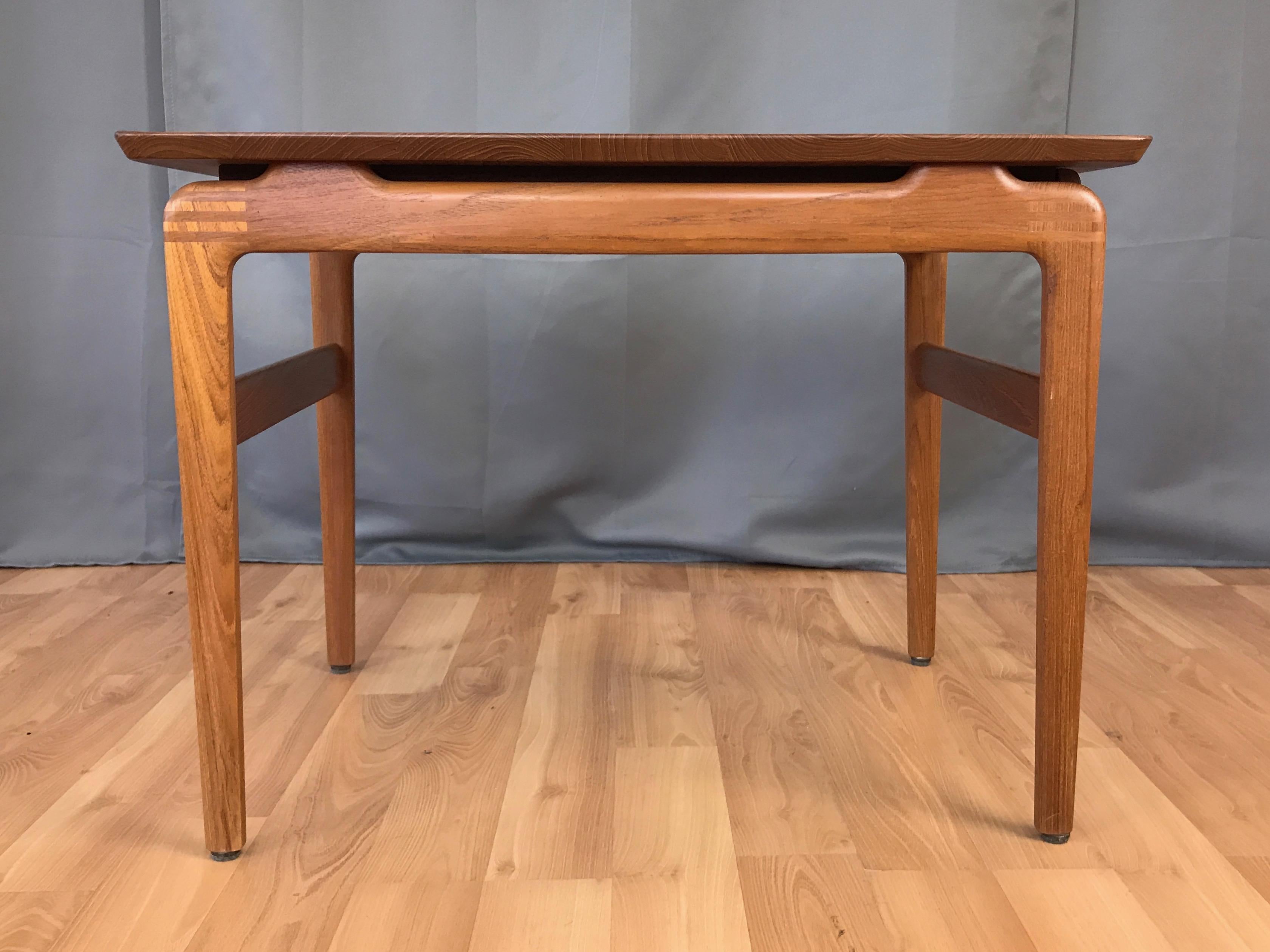 Mid-20th Century Hvidt and Mølgaard-Nelson for France & Søn Teak Side Table with Drawer
