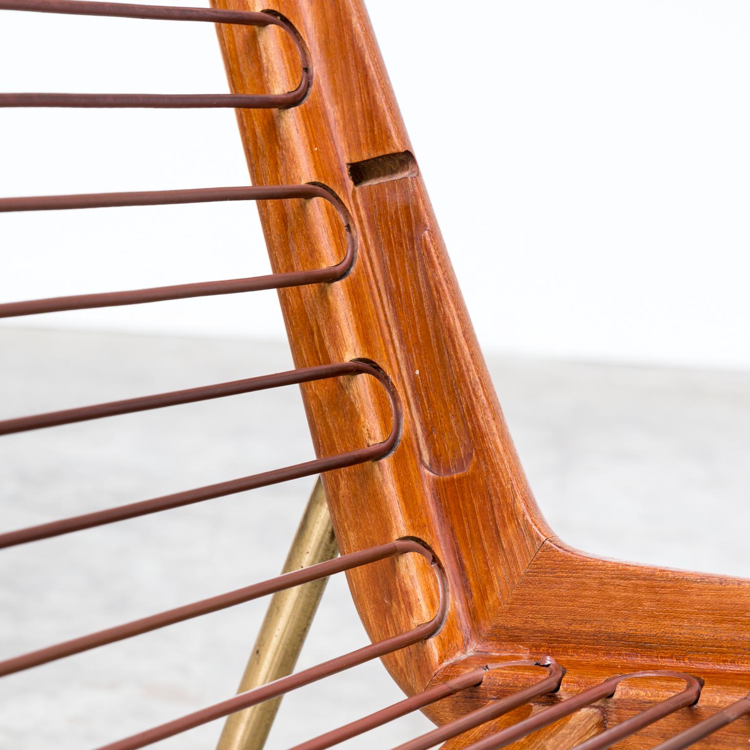 Hvidt and Mølgaard-Nielsen ‘Boomerang’ Chair FD 135 for France & Son, Set of Two For Sale 6