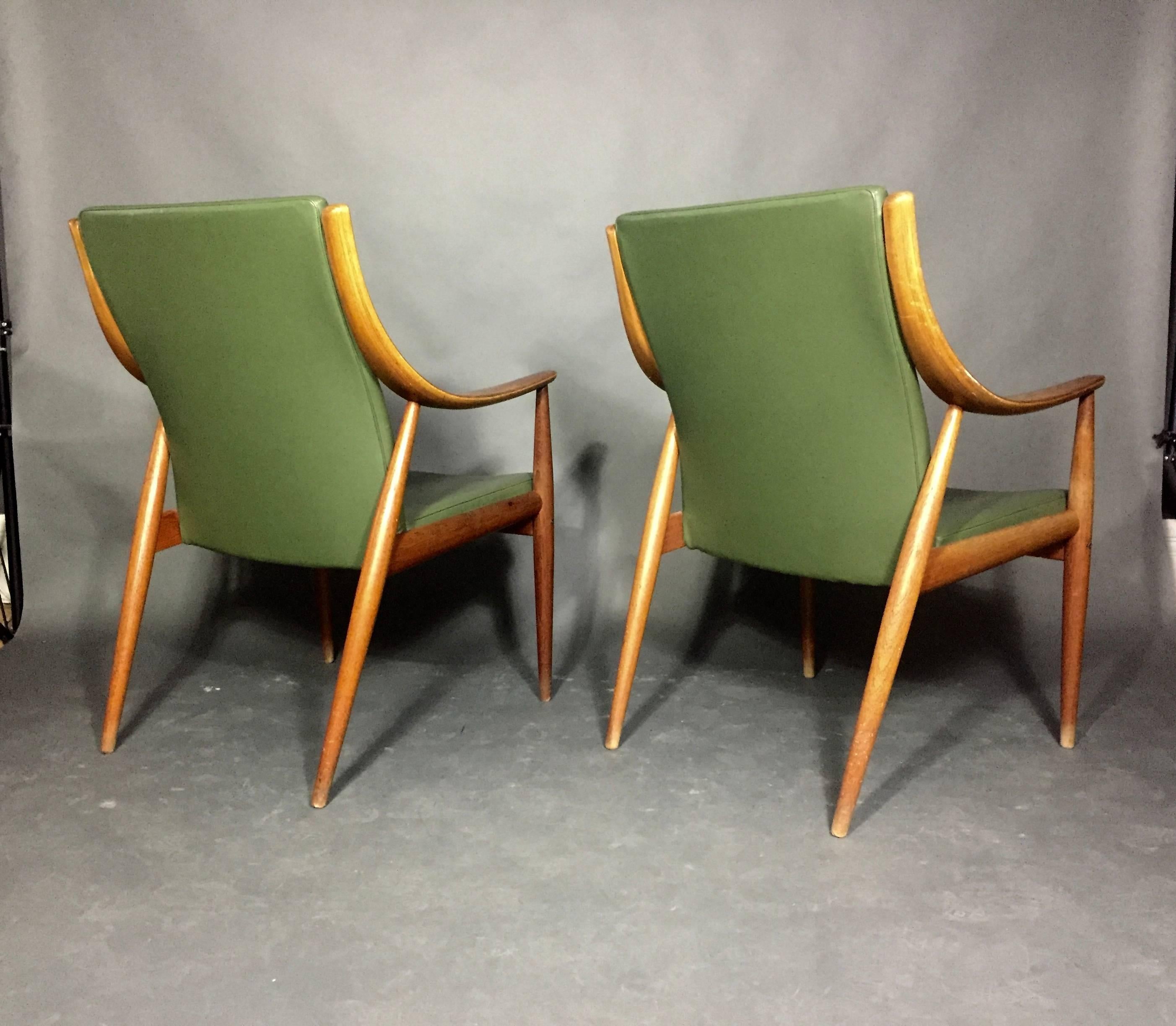 Danish Hvidt and Mølgaard-Nielsen Easy Chair, France & Søn, Denmark, 1953