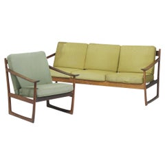 Hvidt and Molgaard Sofa and Armchair