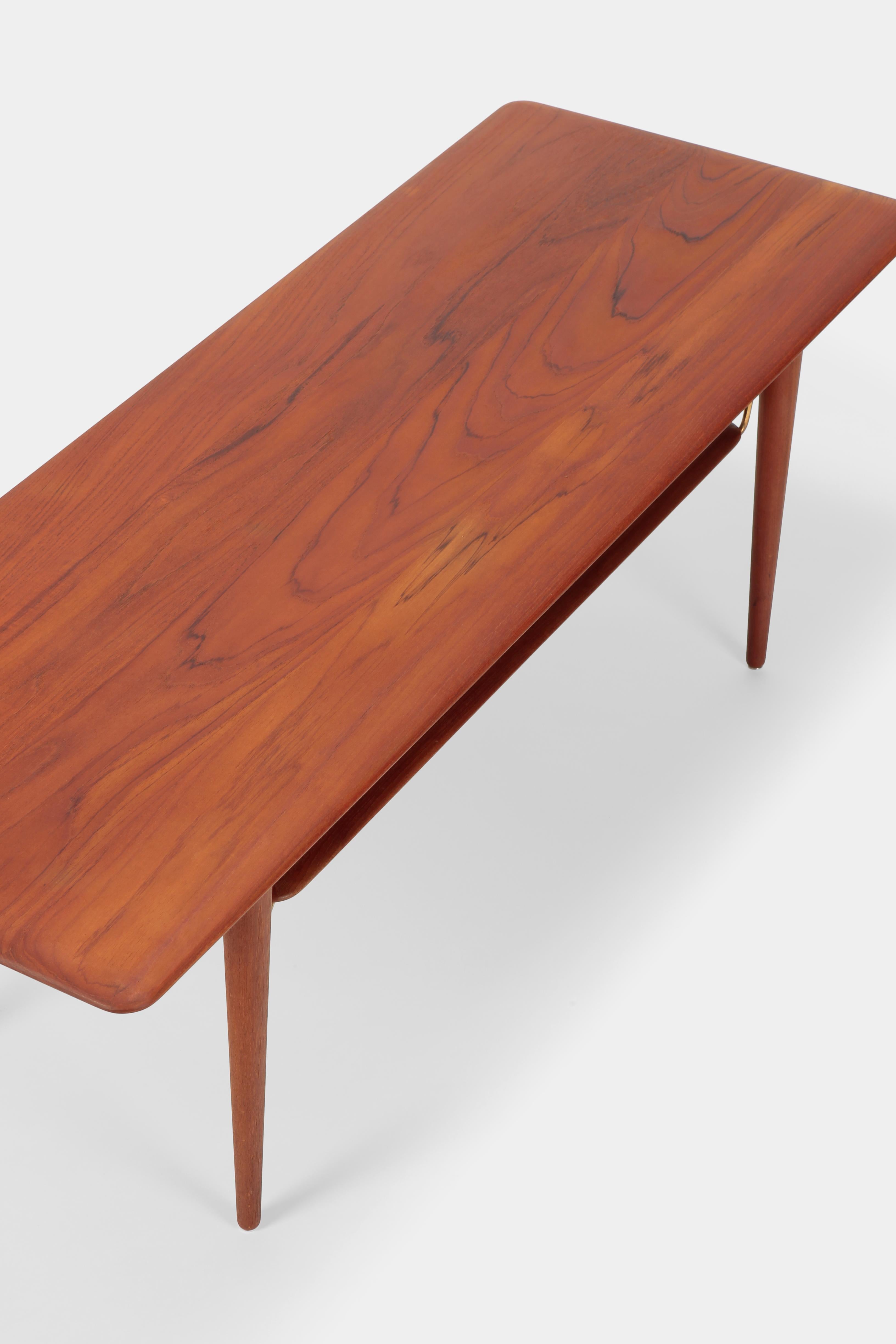 Teak Hvidt & Mølgaard Coffee Table FD 516 France & Son, 1960s