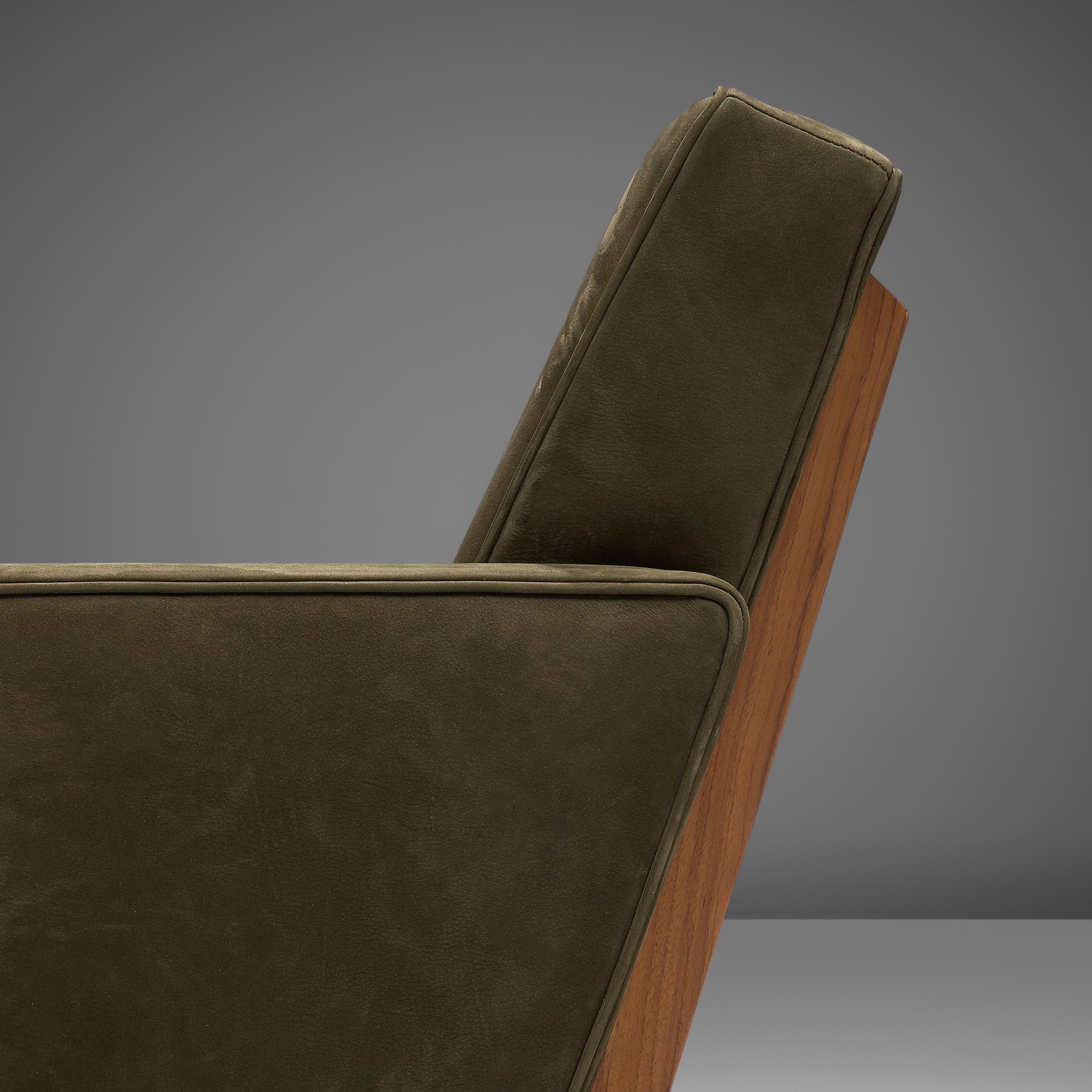 Scandinavian Modern Hvidt & Mølgaard for France & Søn Pair of 'Silverline' Lounge Chairs in Teak
