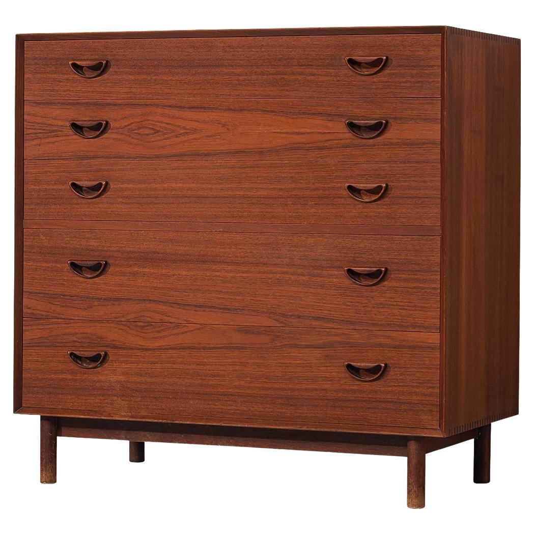 Hvidt & Mølgaard Nielsen for Søborg Møbelfabrik Chest of Drawers in Teak