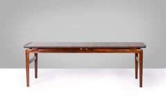 Hvidt & Mølgaard Table basse danoise en bois de rose du milieu du siècle dernier