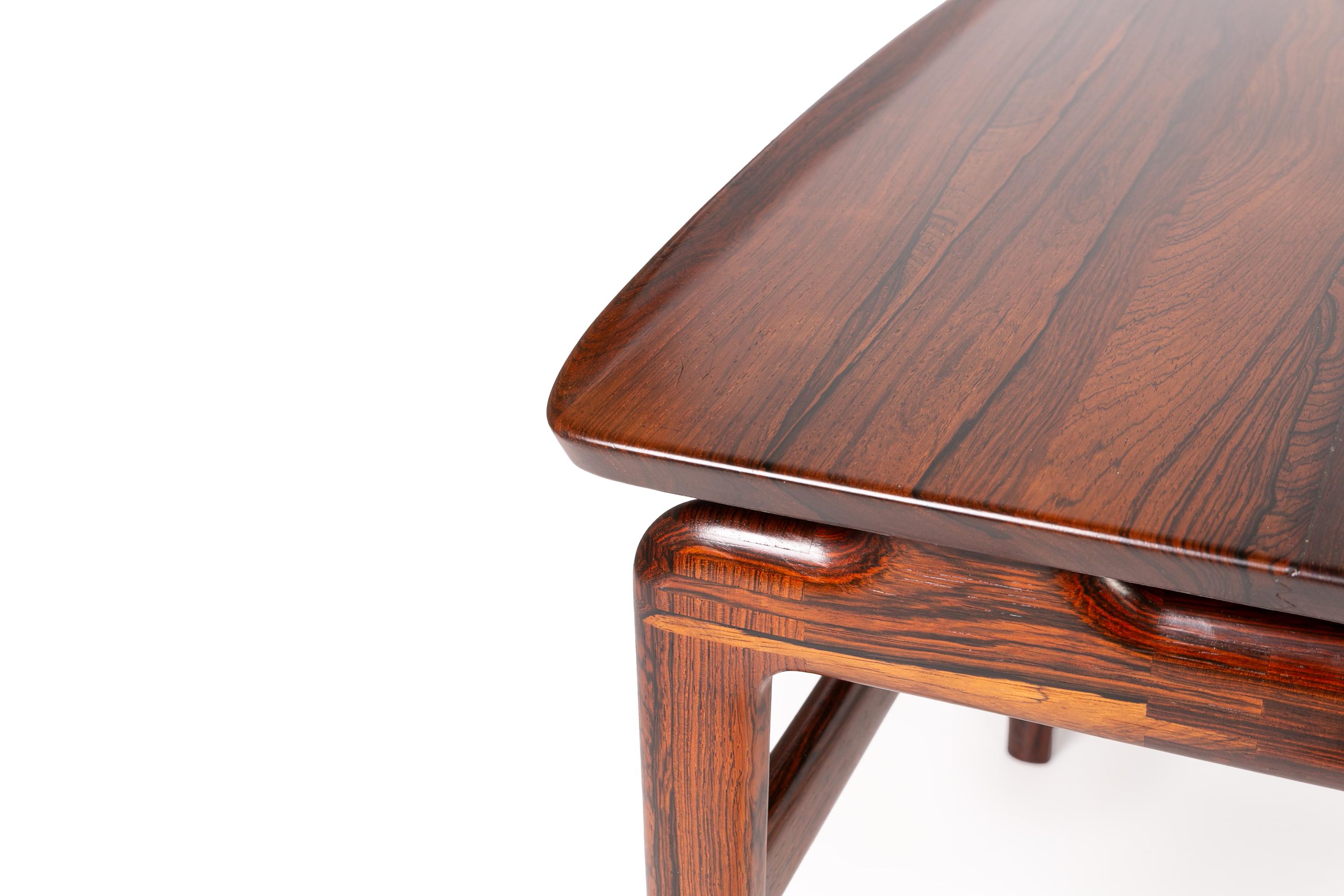 Mid-20th Century Hvidt & Mølgaard rosewood coffee table For Sale