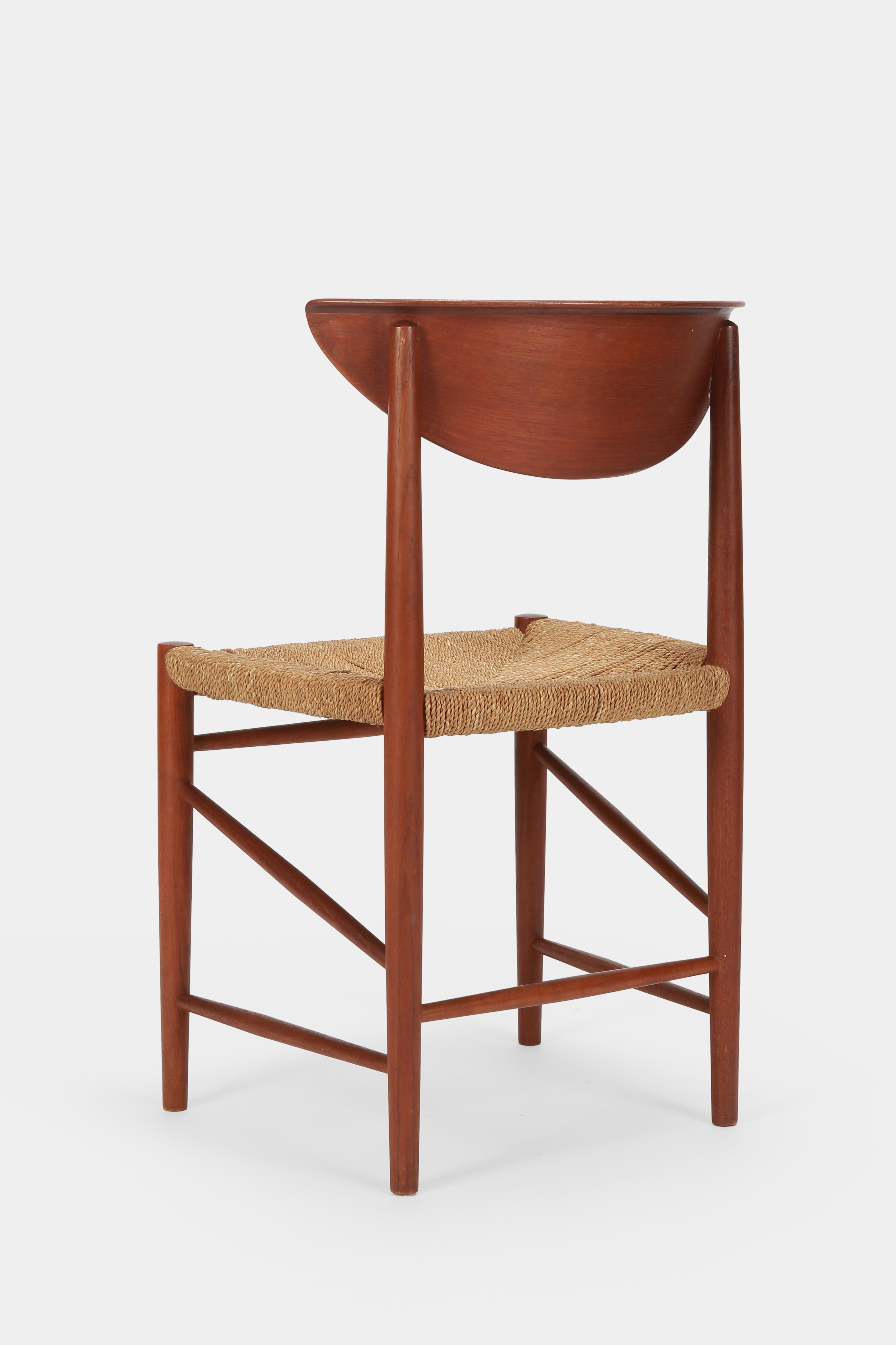 Mid-Century Modern Hvidt & Mølgaard Single Chair Teak, 1950s For Sale