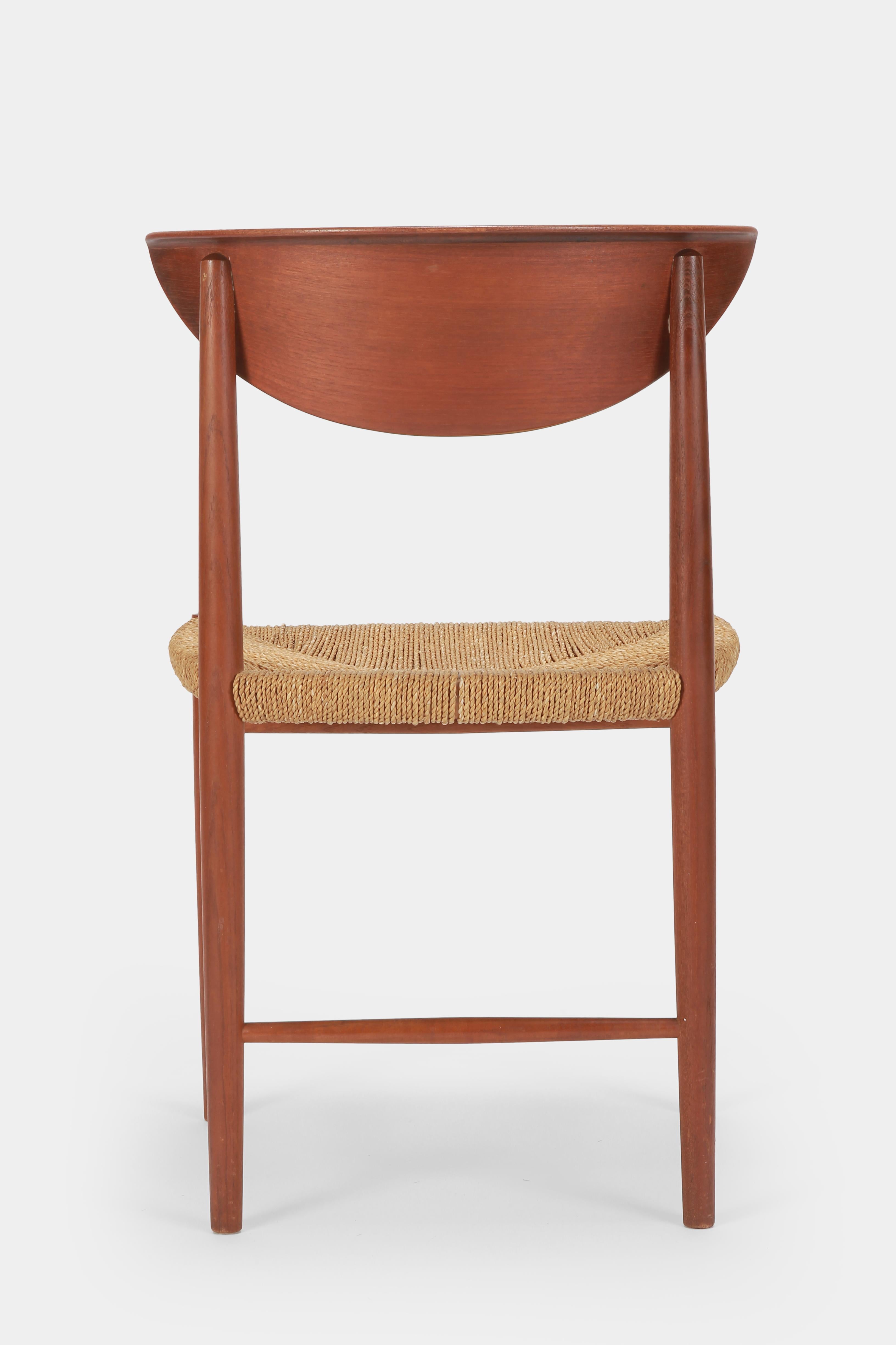 Danish Hvidt & Mølgaard Single Chair Teak, 1950s For Sale