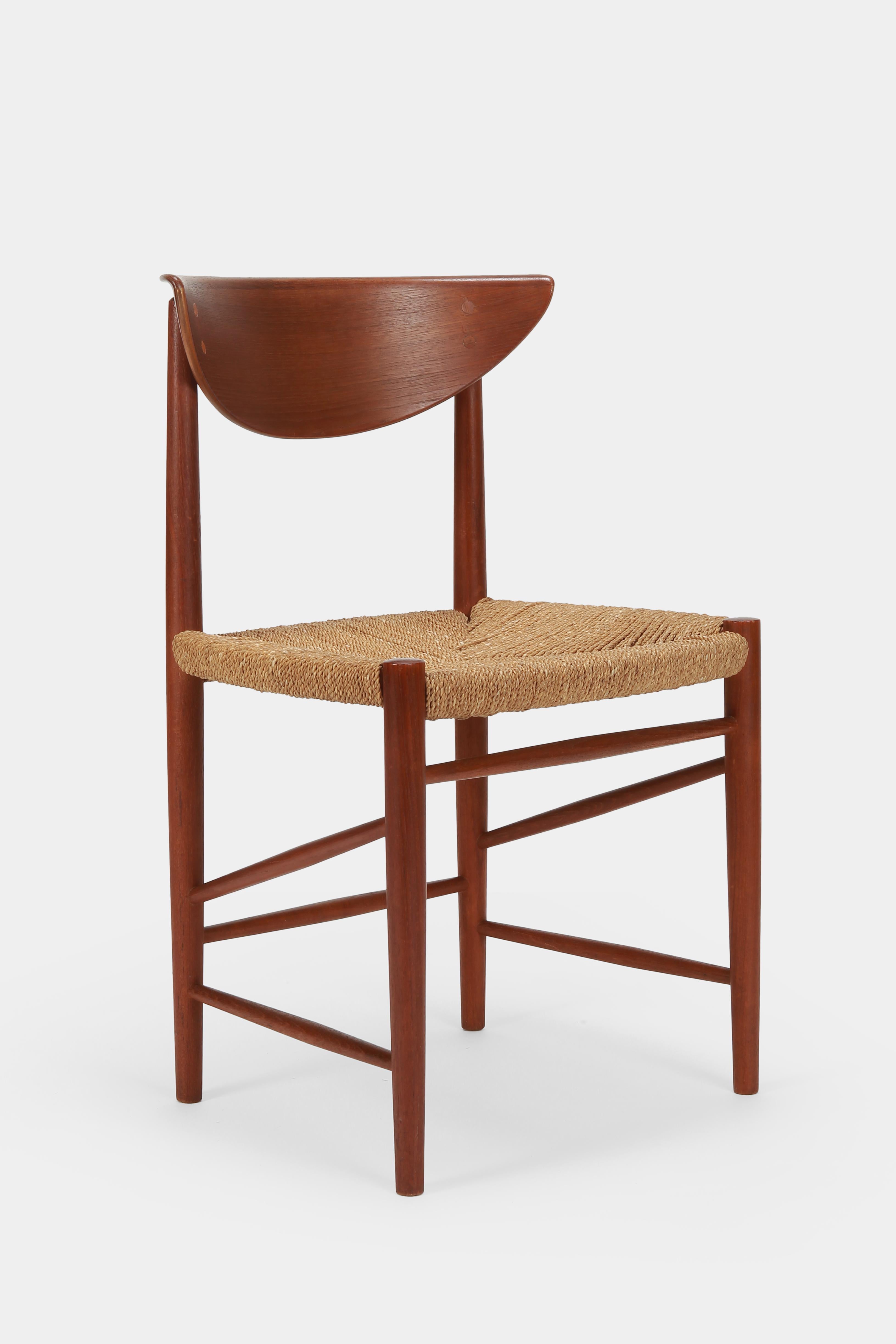 Cord Hvidt & Mølgaard Single Chair Teak, 1950s For Sale