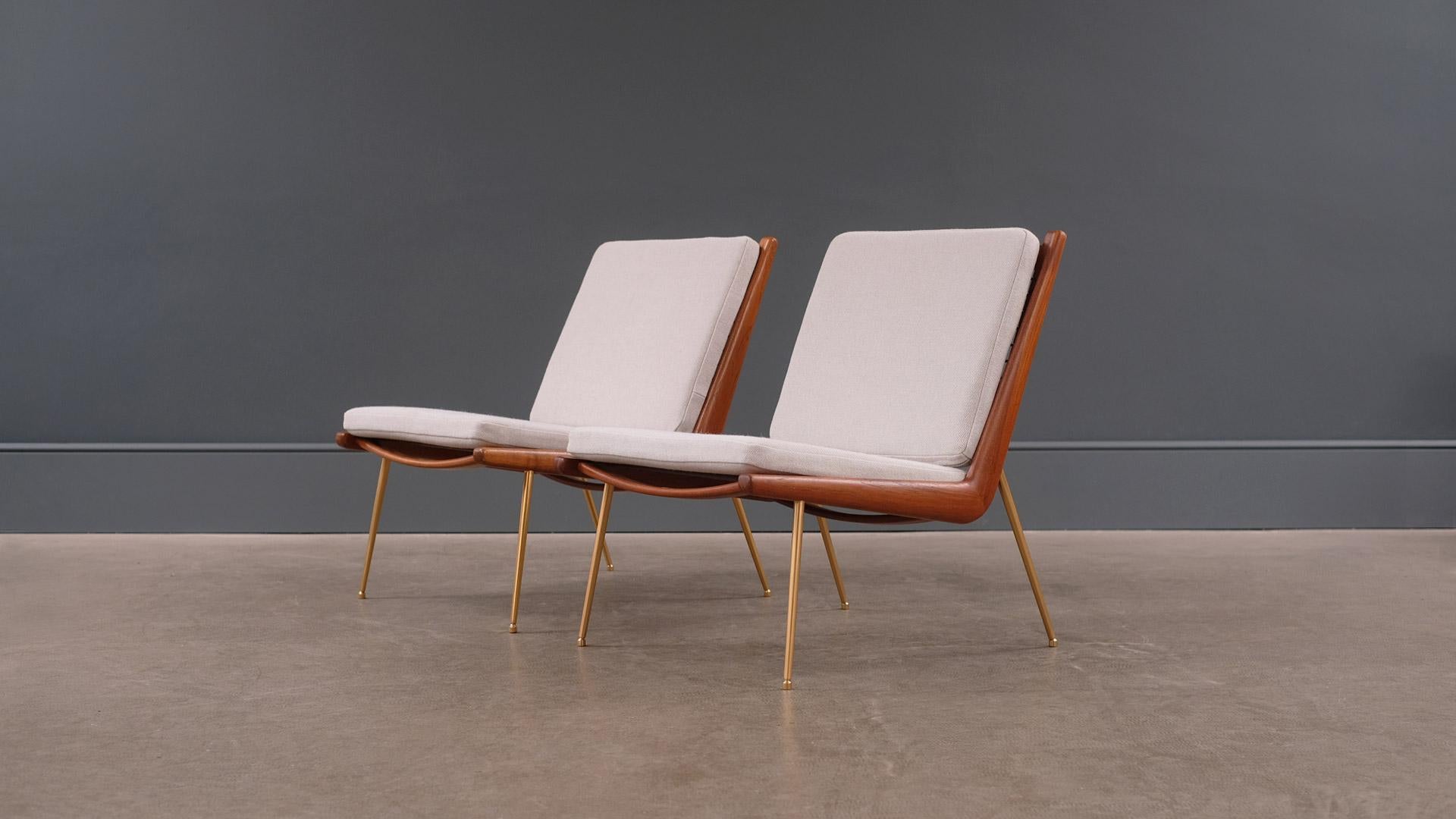 Danish Hvidt & Mølgaard Boomerang Chairs