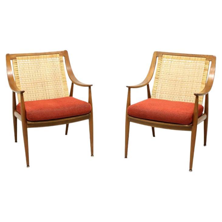 Hvidt & Molgaard Nielsen for John Stuart 147 Teak Lounge Chairs - Pair