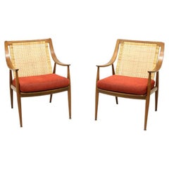 Hvidt & Molgaard Nielsen for John Stuart 147 Teak Lounge Chairs - Pair