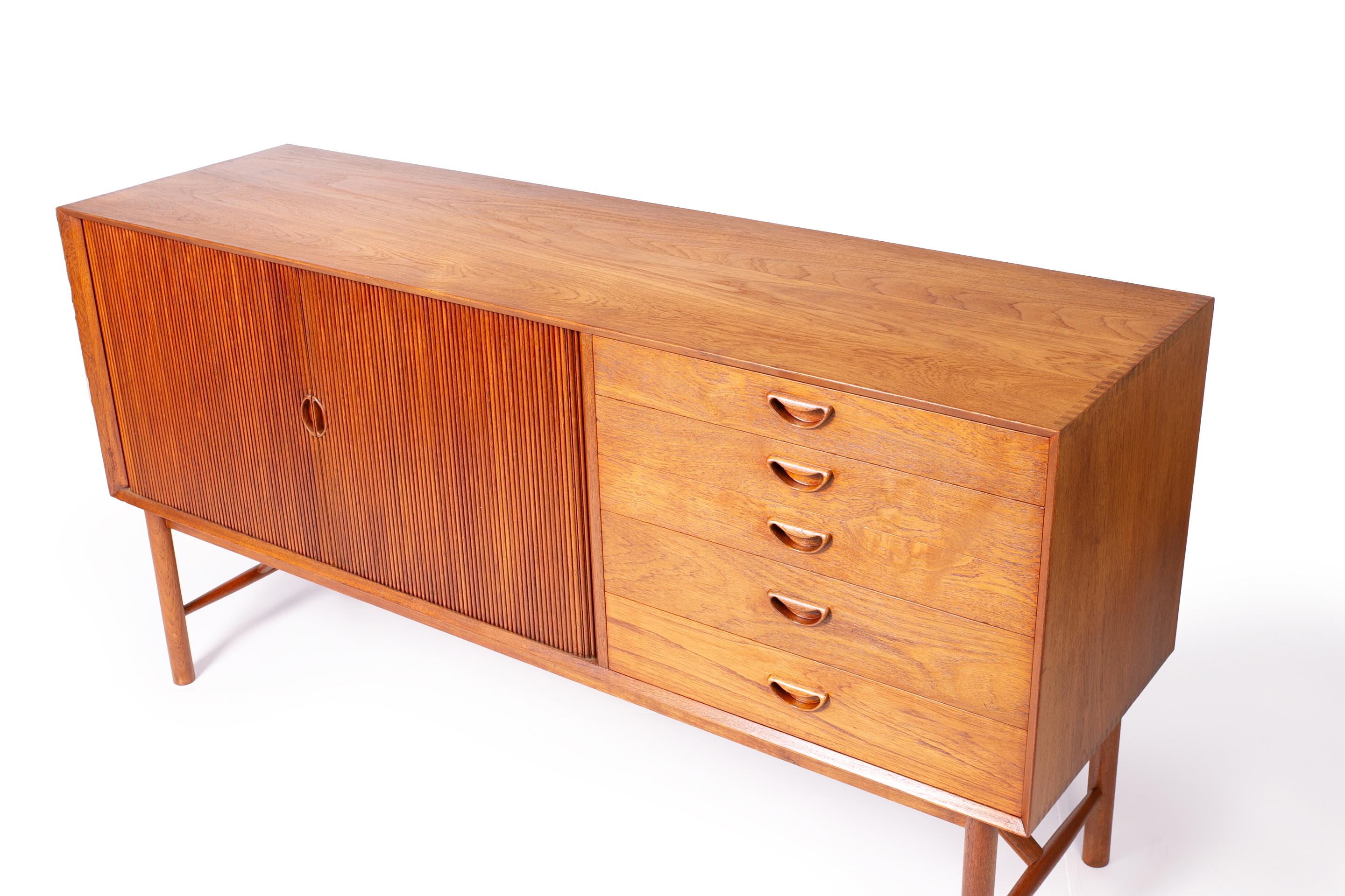 Danish Hvidt & Molgaard teak sideboard For Sale