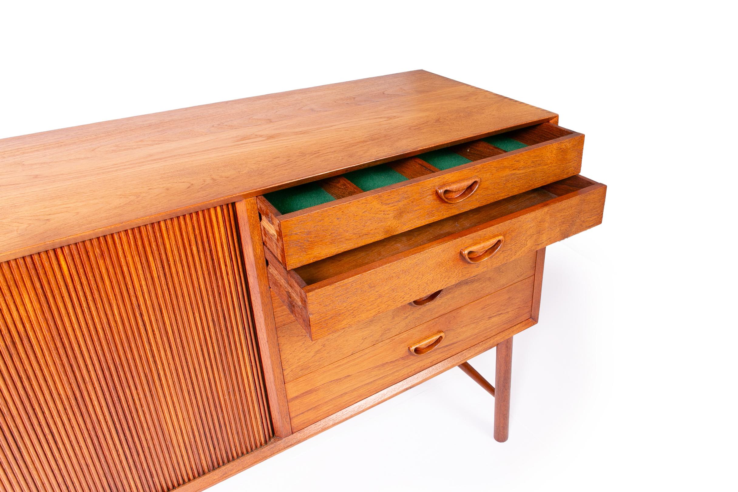 Mid-20th Century Hvidt & Molgaard teak sideboard For Sale