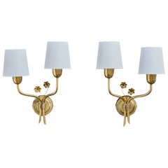 Høvik Verk, Lights, laiton, Fabrice, Norvège, années 1950 Høvik Verk, Lights, laiton, Fabrice, Norvège, années 1950