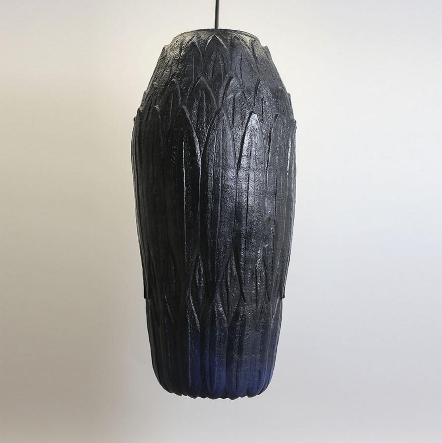 Hvoia Ceramic Pendant Lamp by Makhno In New Condition For Sale In Geneve, CH