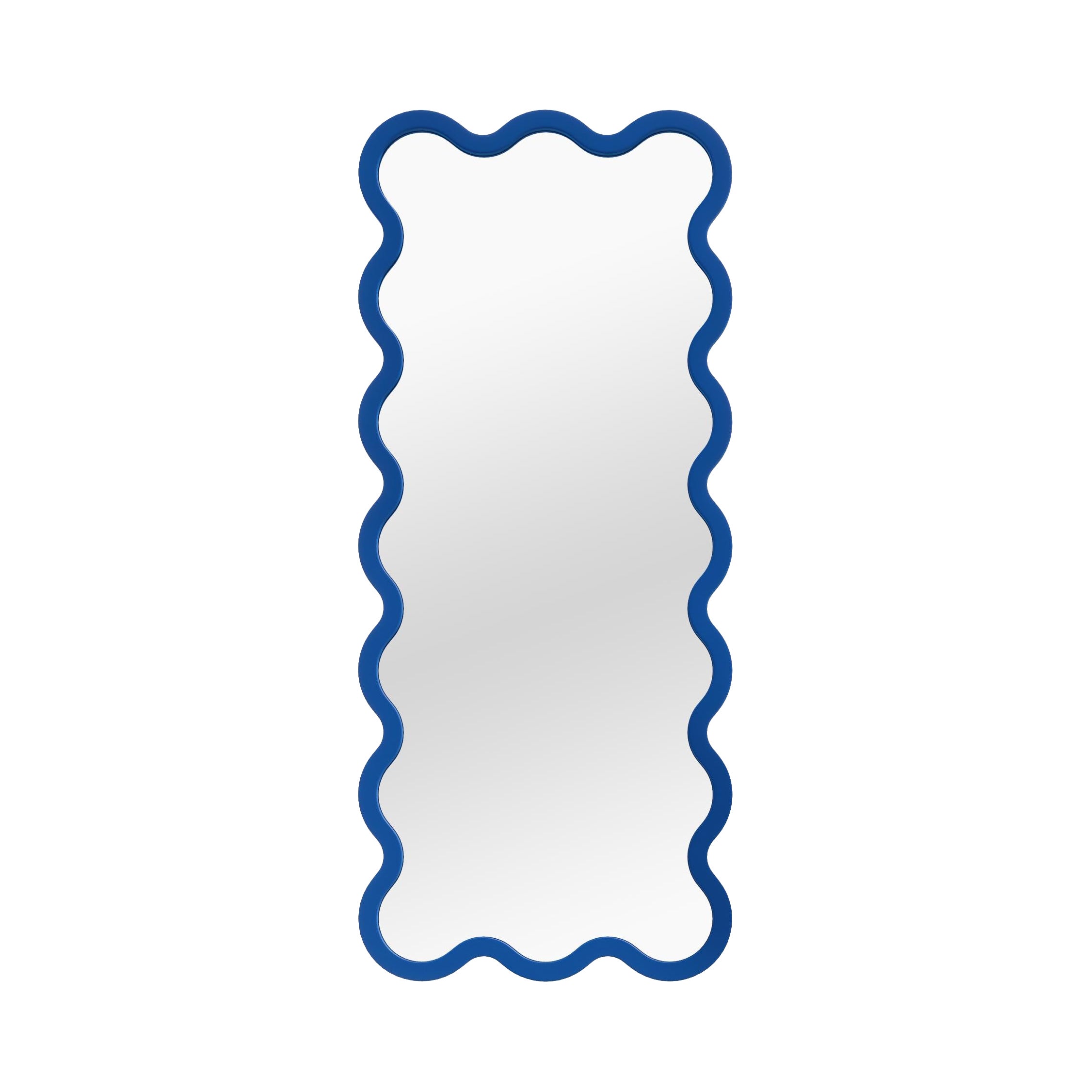 Specchio da ingresso in legno extra large, moderno e personalizzabile nel colore - Hvyli 16 di oitoproducts in vendita