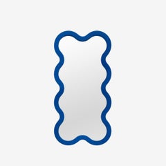 Hvyli 8 - Wavy Narrow Wall Mirror, Accent Mirror by oitoproducts