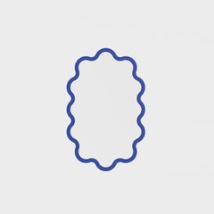 Hvyli Oval – Sculptural Scalloped Wall Oval Mirror by oitoproducts