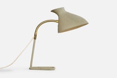 HW Armatur, Table Lamp, Brass, Metal, Sweden, 1950s