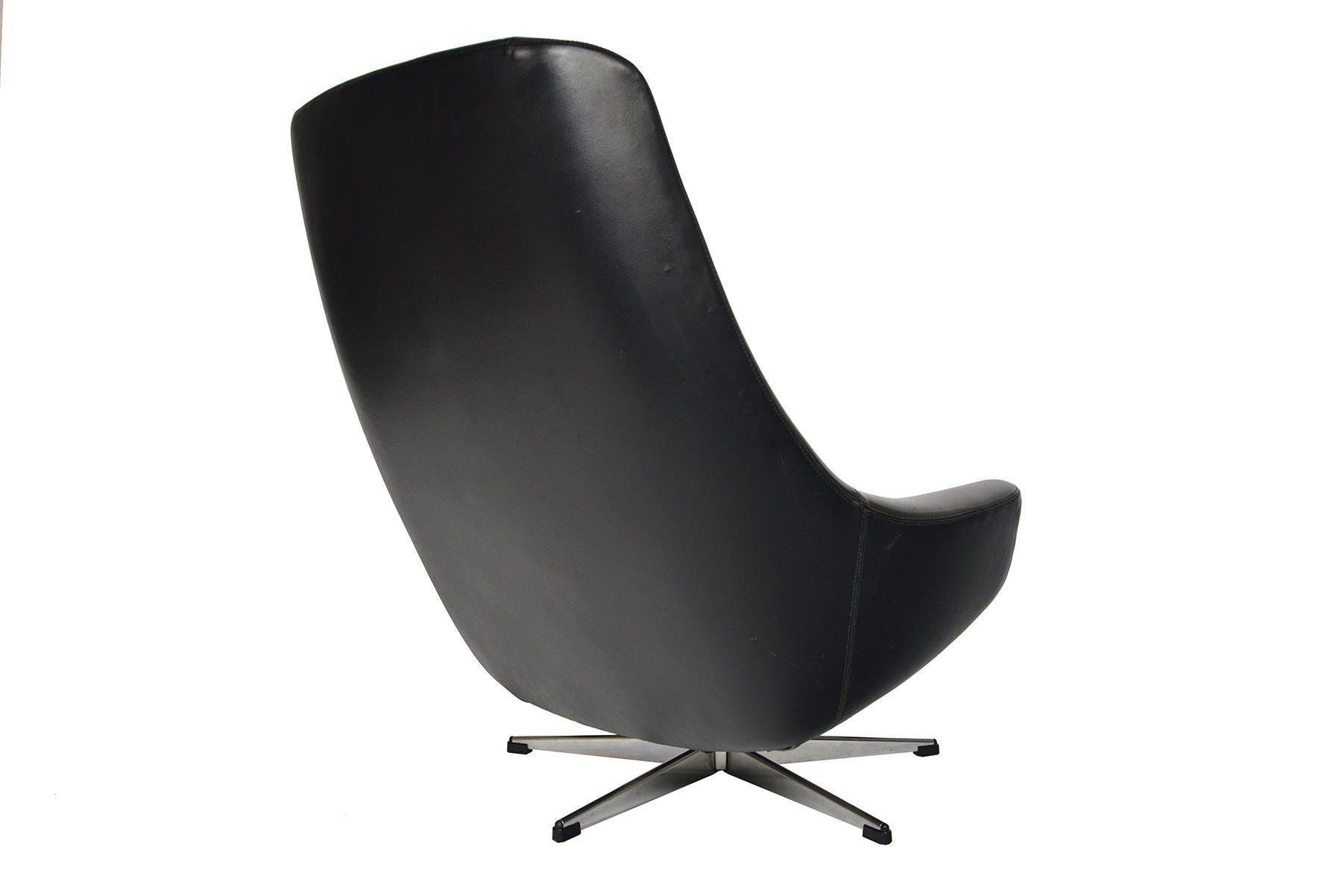 black leather swivel chairs