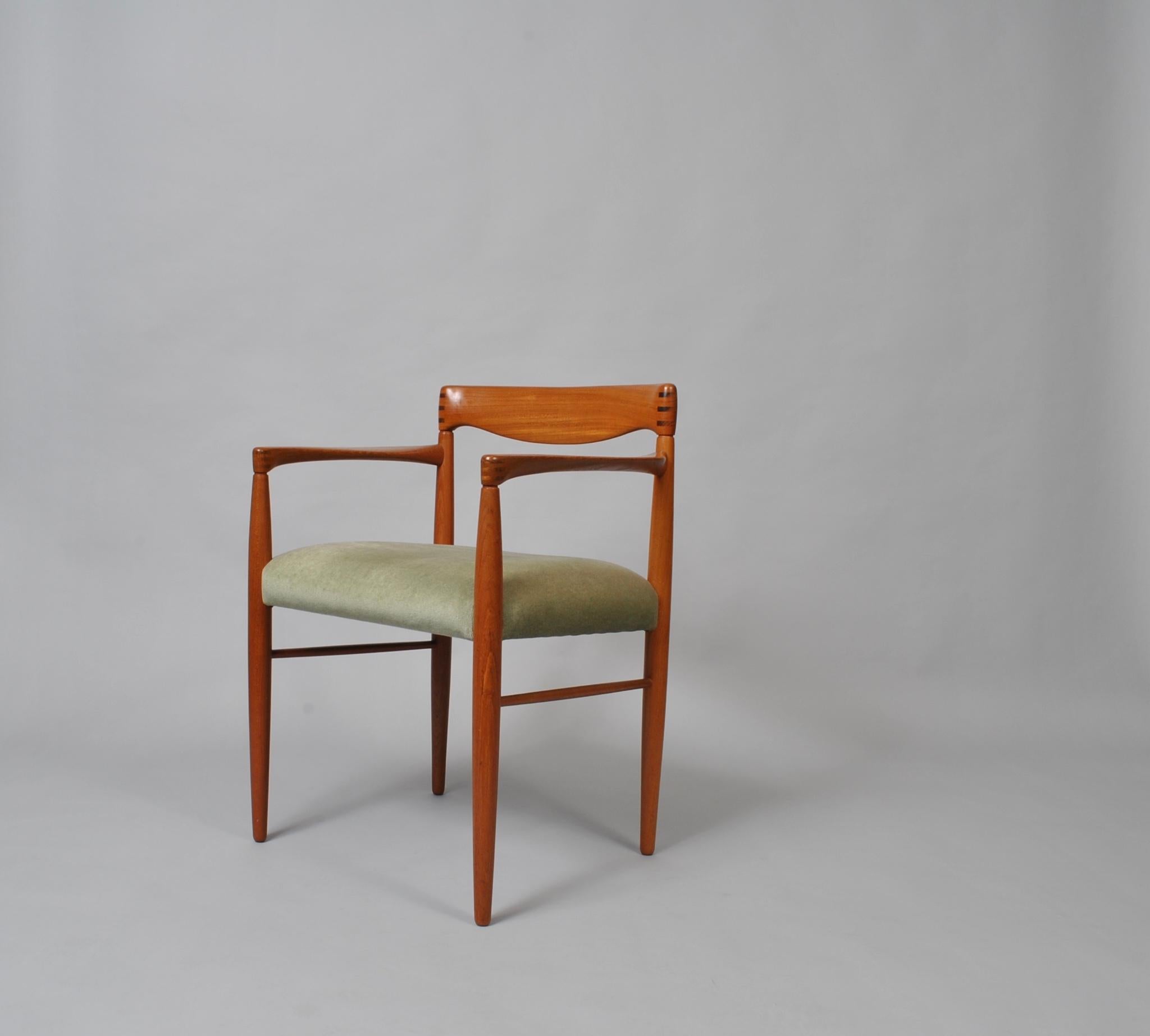 H.W Klein Dining Chair Set of 6, Brahmin, Denmark, 1960 In Good Condition In London, GB