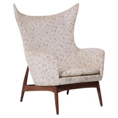 Sedie Wingback moderne di metà secolo