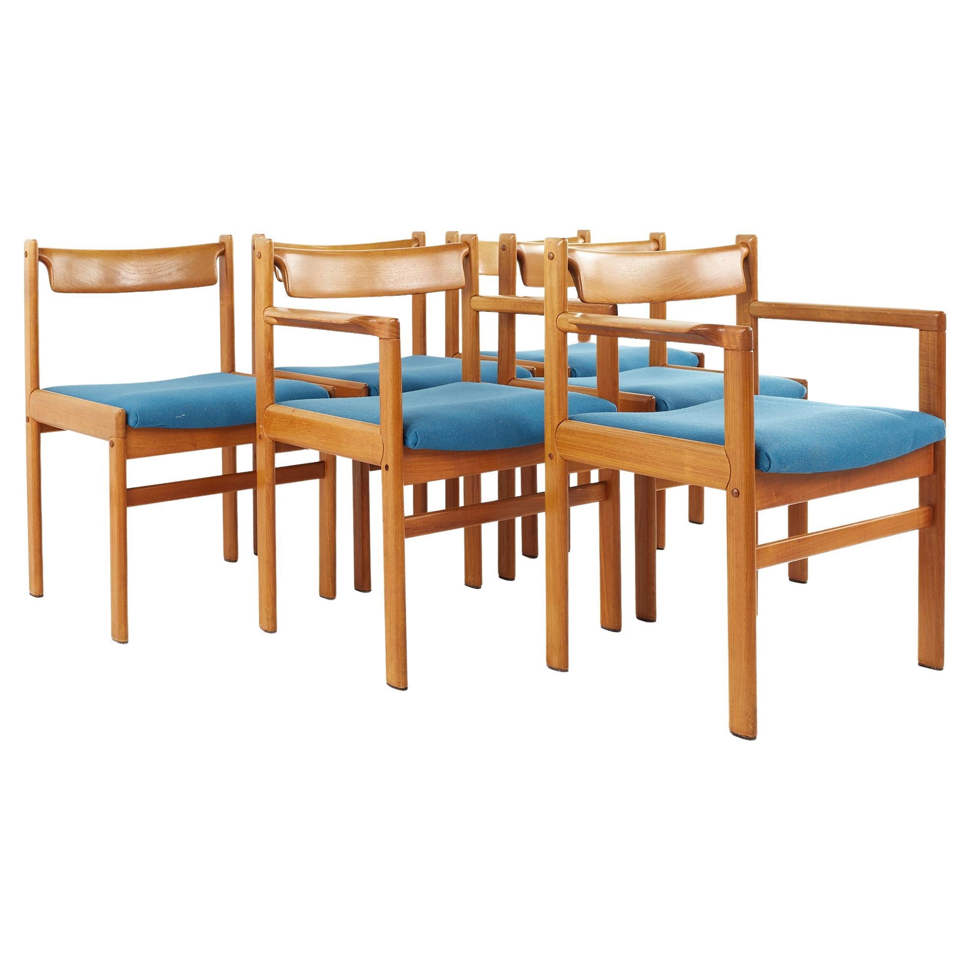 HW Klein For Bramin Mobler Mid Century Danish Teak Dining Chairs, Set of 6