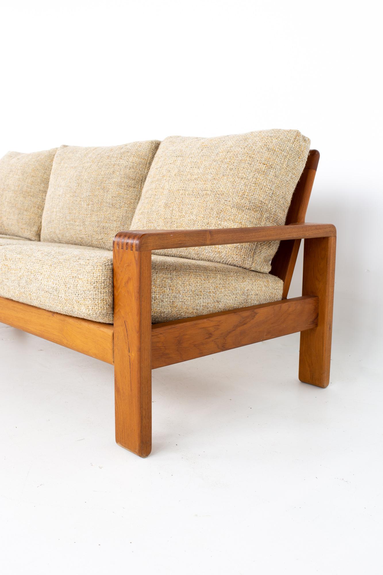Danish HW Klein for Bramin Mobler Mid-Century Modern Solid Teak Sofa