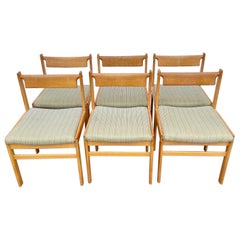 Chaises de salle à manger danoises modernes en chêne Hw Klein pour Bramin, lot de 6