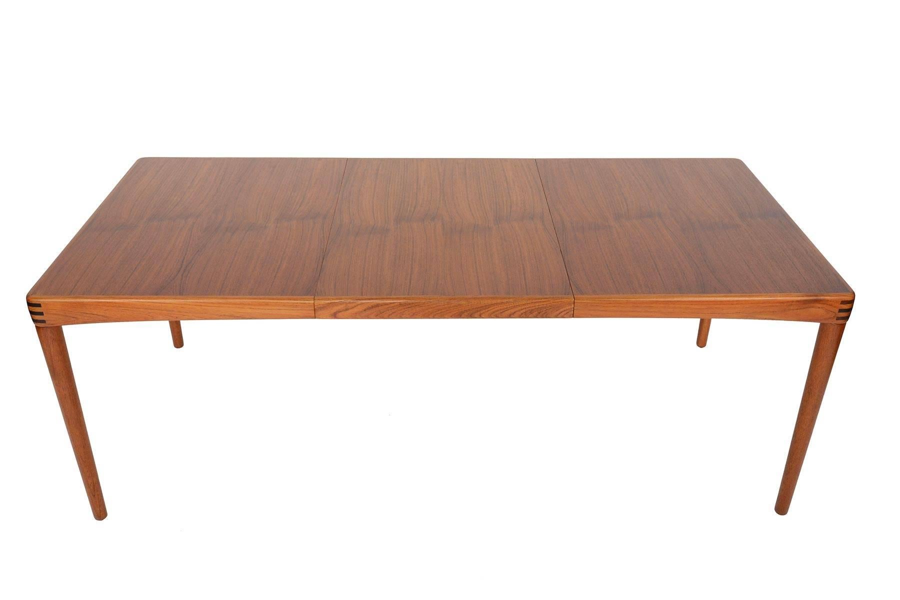 20th Century H.W. Klein for Bramin Teak and Rosewood Dining Table