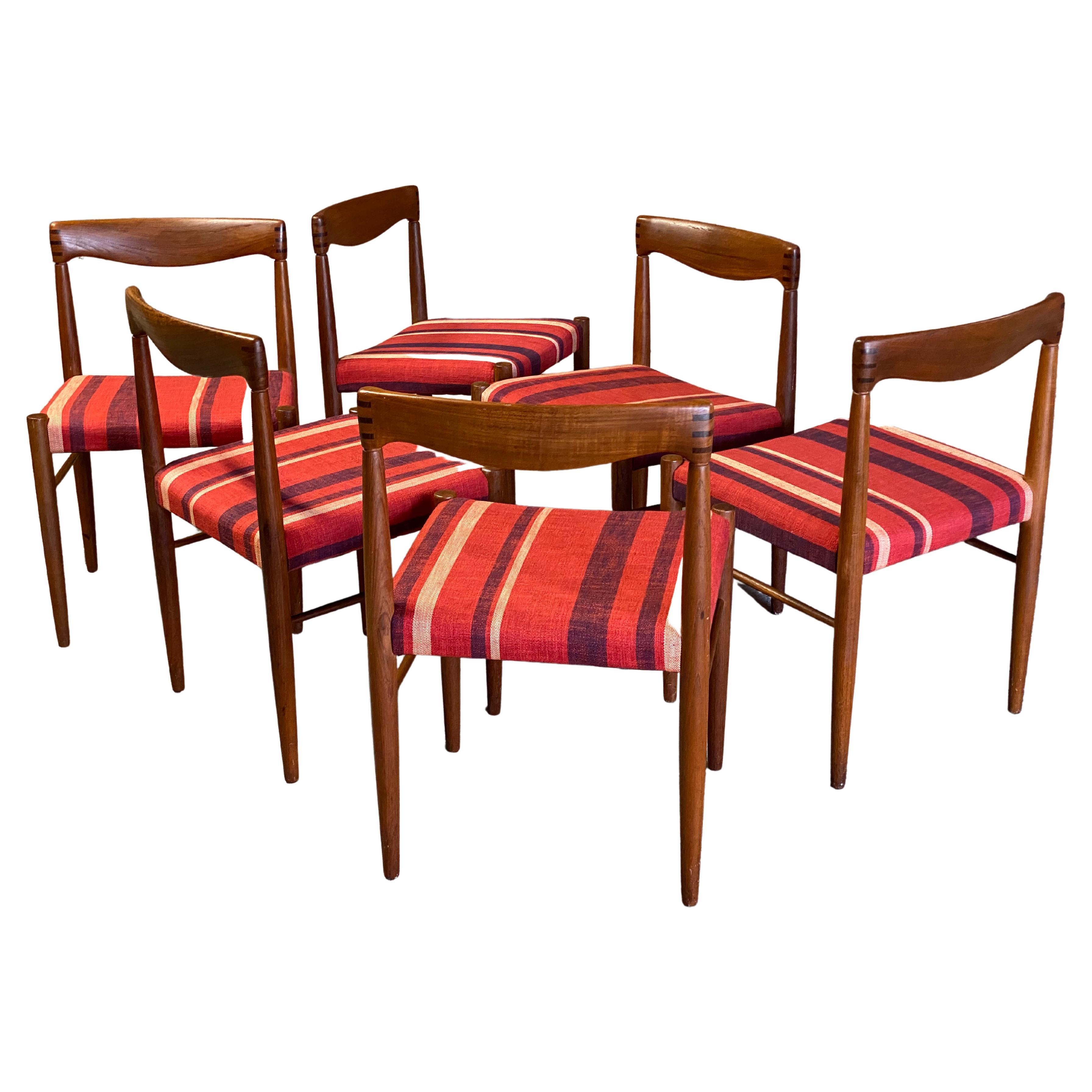 H.W. Klein for Bramin Teak Dining Chairs In Good Condition In Garnerville, NY