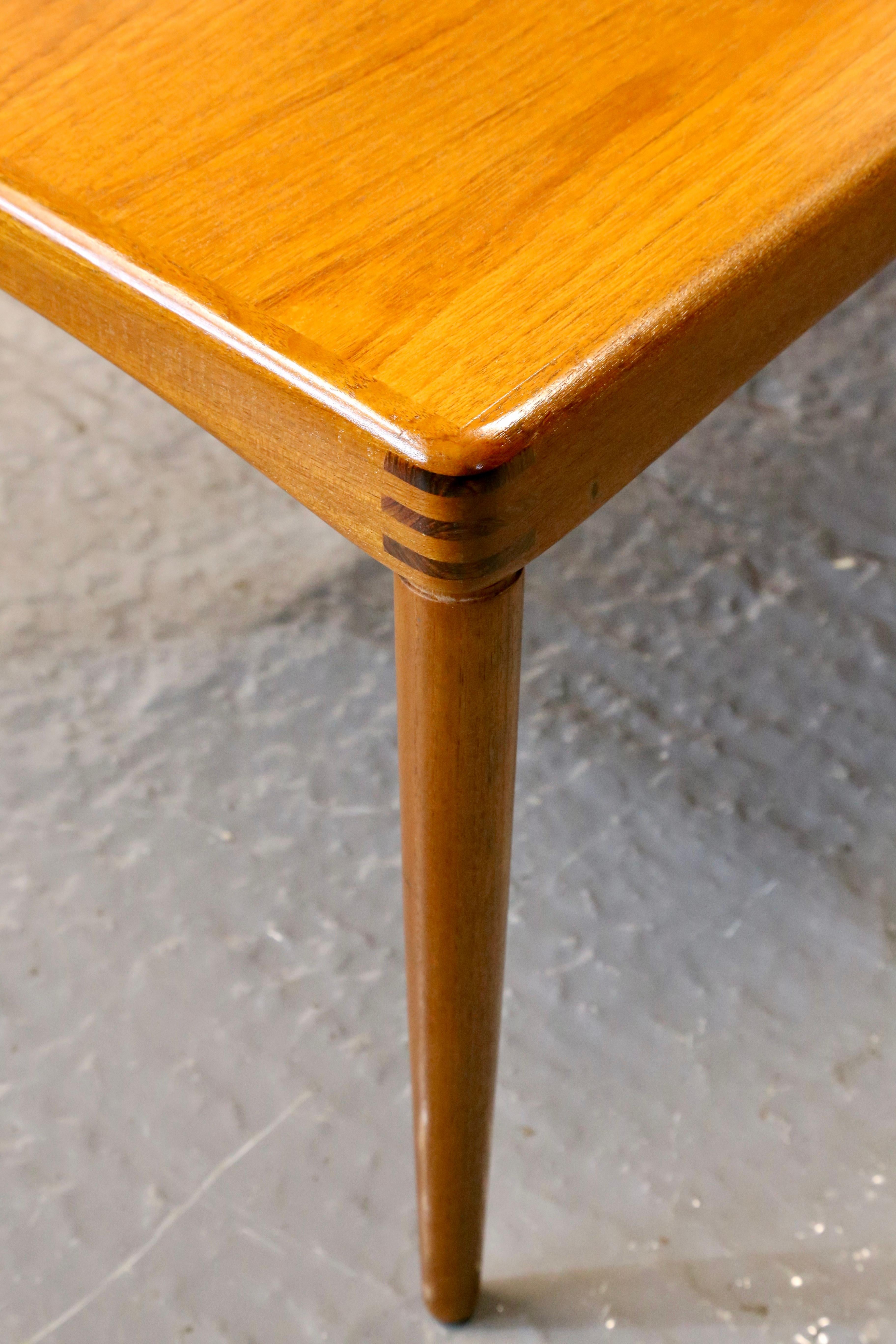 HW Klein for Bramin Teak & Palisander Mid Century Modern Long Coffee Table In Good Condition For Sale In Sittingbourne, GB
