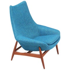 Vintage H.W. Klein High Back Lounge Chair for Bramin