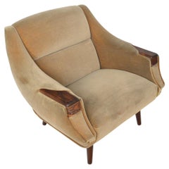 H.W. Klein Lowback Armchair with Rosewood Paws