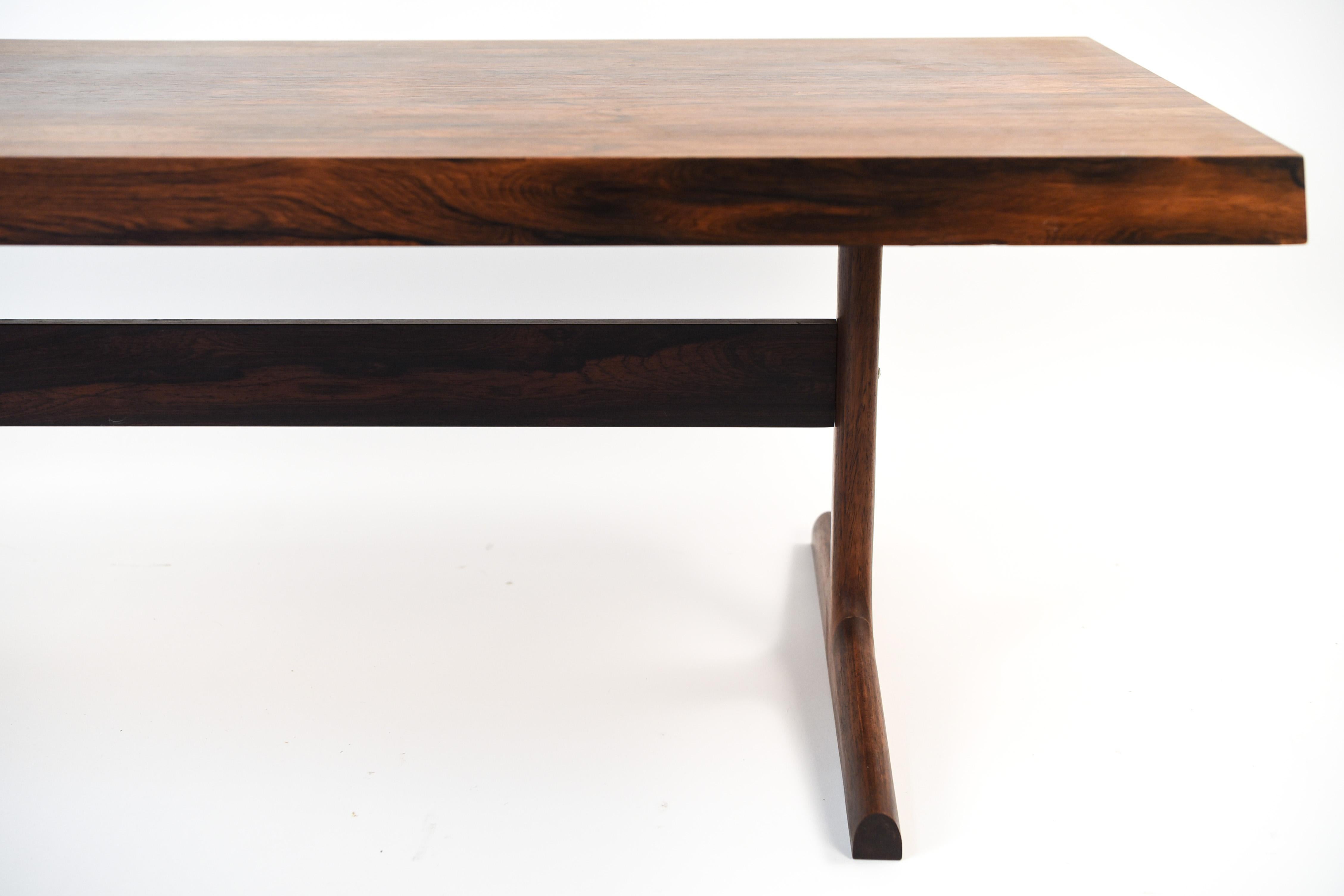 Mid-20th Century H.W. Klein Rosewood Midcentury Coffee Table