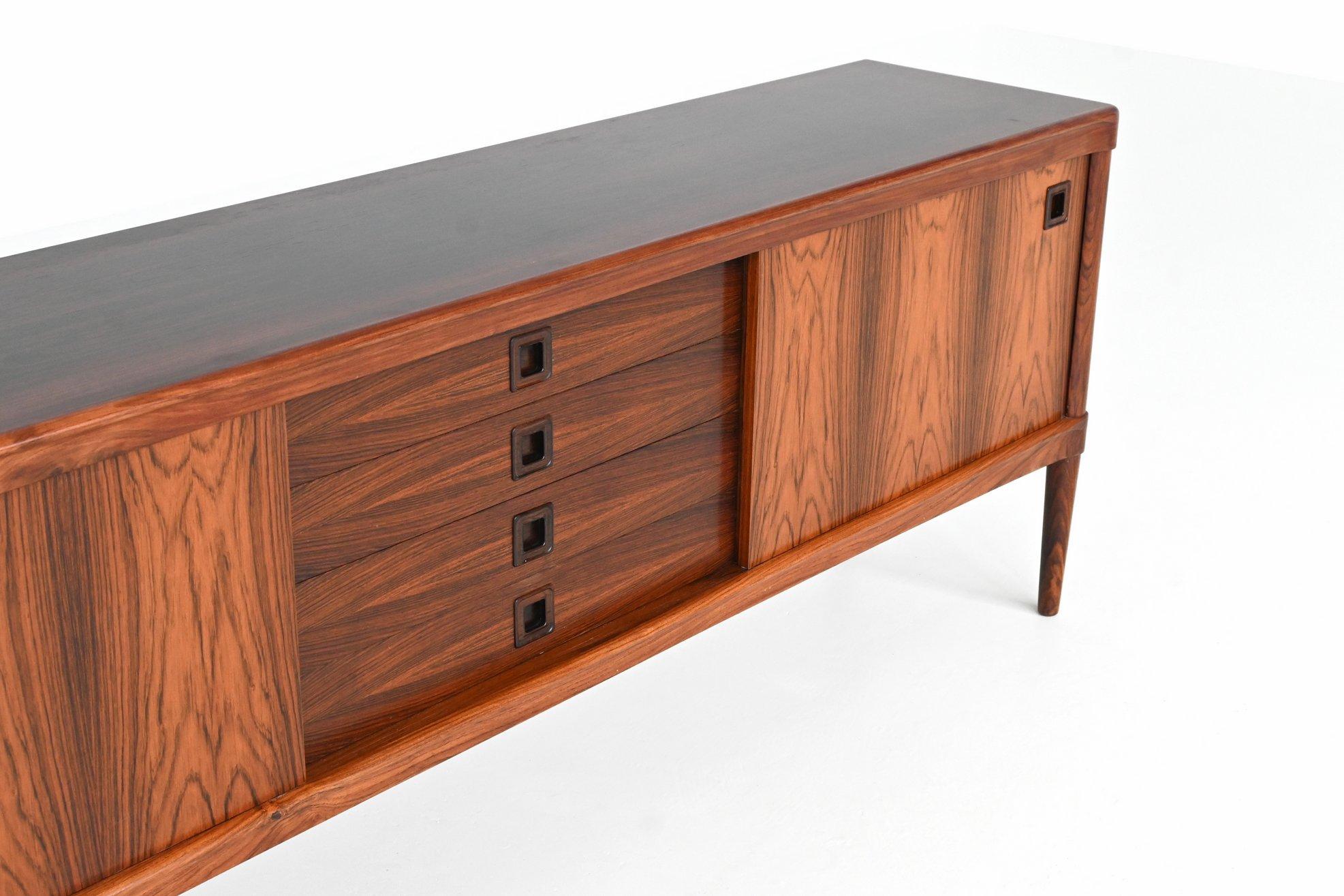 H.W. Klein sideboard in rosewood Bramin Denmark 1960 8